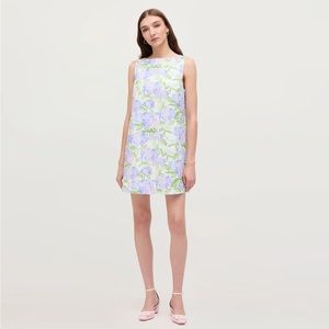 NWT Hill House Home Charlie Shift Dress in Hydrangea Size M